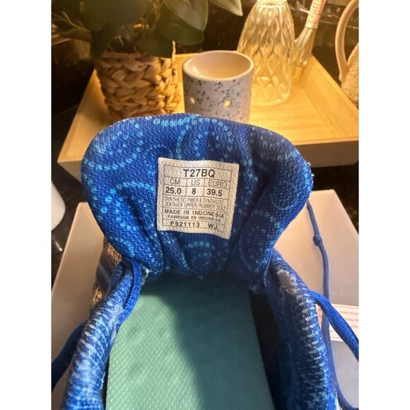 Asics Gel Blue & Gray Mesh Women's Running Shoes Size 8 - Picture 8 of 12